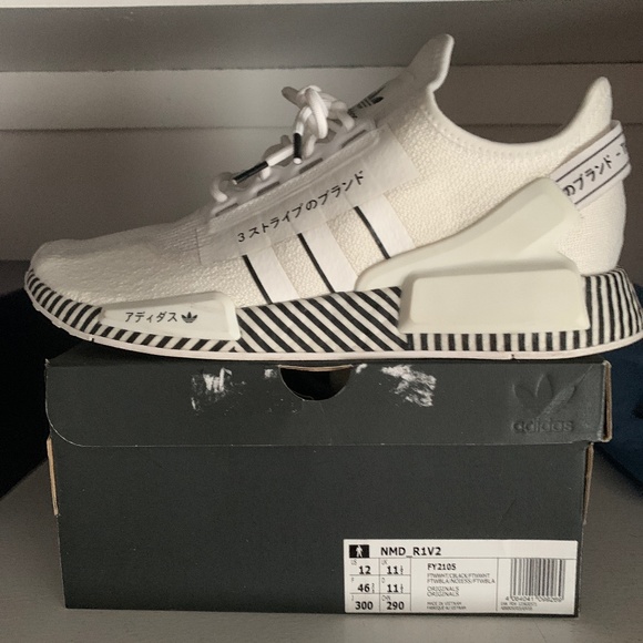 adidas nmd r1 dazzle camo white